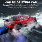 SC16A01 1/16 4WD Drift Spray Light RC Racing Car India (Red) - Image 4