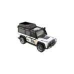 Trasped 1:64 Defender-Style Mini RC Car (White & Green) – 5-Channel Alloy Electric Remote Control Desktop Car - Image 3