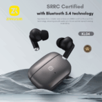 ZIVKU KL04 Titanium Wireless Earbuds (metallic design) with featuring cutting-edge ENC + DSP noise cancellation, Bluetooth 5.4 connectivity - Image 3