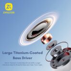 ZIVKU KL-03 True Wireless Earbuds with Hi-Fi Audio Quality, Titanium Alloy Case, and ENC + DSP Dual Noise Reduction - Image 5