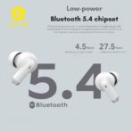 ZIVKU KL04 Titanium Wireless Earbuds (metallic design) with featuring cutting-edge ENC + DSP noise cancellation, Bluetooth 5.4 connectivity - Image 2