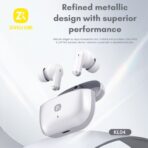 ZIVKU KL04 Titanium Wireless Earbuds (metallic design) with featuring cutting-edge ENC + DSP noise cancellation, Bluetooth 5.4 connectivity - Image 4