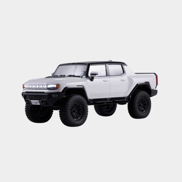 FMS 1:18 FCX18 Hummer EV RC Pickup Truck (RTR, White) – Officially Licensed Rock Crawler