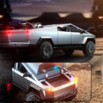 JJRC C8817-A 1/24 Alloy RC Cybertruck-Style Car with Motorcycle Add-On – Full Proportional Control, LED Lights, and Opening Parts - Image 2