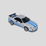 LDRC LD1899 Nissan Skyline GTR R34 1/18 Scale RWD RC Drift Car with Gyro & LED – RTR India