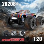 MJX Hyper Go 20208 – 1/20 Scale 4WD Brushless RC Truck (45KM/H) – High-Speed Off-Road Basher (India) - Image 2