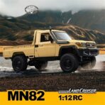 MNRC MN82 RTR 1/12 4WD RC Car – Toyota Land Cruiser LC79 Rock Crawler (Yellow) – Off-Road Truck India - Image 3