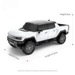 RASTAR 1:26 Scale GMC Hummer EV Remote Control Car India (White) - Image 2