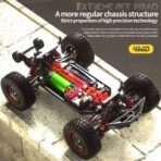 SUCHIYU SCY 16106 PRO 1/16 RC Car – Adventurer Pro High-Speed 4WD Off-Road Truck India (Black) - Image 3