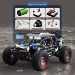 SUCHIYU SCY 16106 PRO 1/16 RC Car – Adventurer Pro High-Speed 4WD Off-Road Truck India (Black) - Image 2