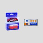 Trasped 1:64 Alloy Super Mini RC Car (Red) with Trailer – 5-Channel Remote Control Desktop Raptor Toy - Image 2