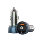 Zivku KD01 Dual Port Car Charger (USB-A and USB-C) with Output of up to 120W