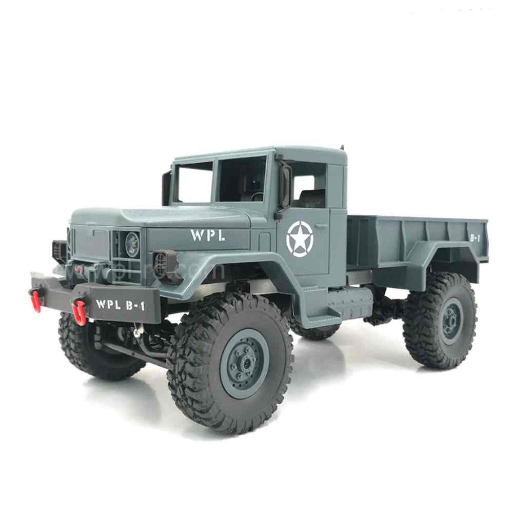 WPL B14 RTR 1/16 Scale Military RC Truck – Proportional Controls