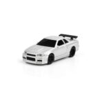 JIABAILE 1:43 Nissan Skyline R34 GTR RC Desktop Drift Car with Gyro – 4WD Mini High-Speed RTR (India)